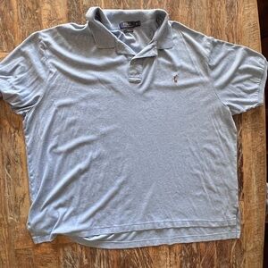 Ralph Lauren, Polo Short Sleeve Shirt 3XB Prima Soft Touch Blue
